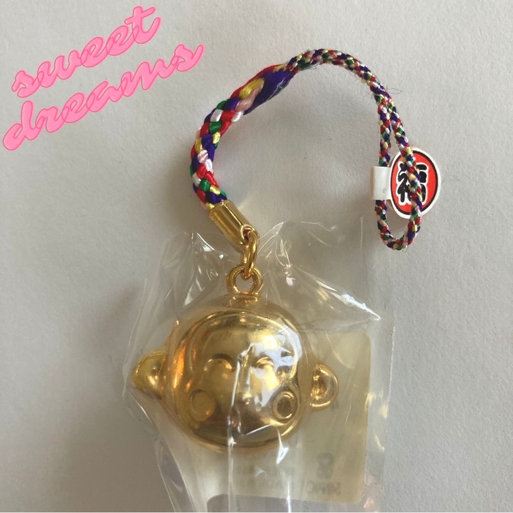 Sanrio | Gold Monkey Keychain “Sweet Dreams” Item